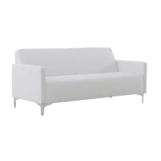 Τριθέσιος Καναπές Woodwell Style Ε948.31 164x71cm - Λευκό image 0