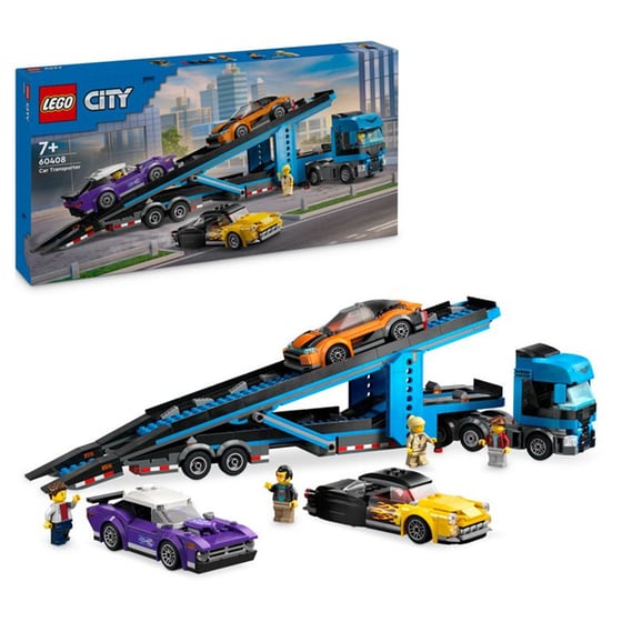 LEGO® City Car Transporter Truck with Sports Cars (60408) image 7