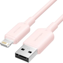 Καλώδιο Φόρτισης Vention USB-A 2.0 to Lightning 2.0m - Ροζ