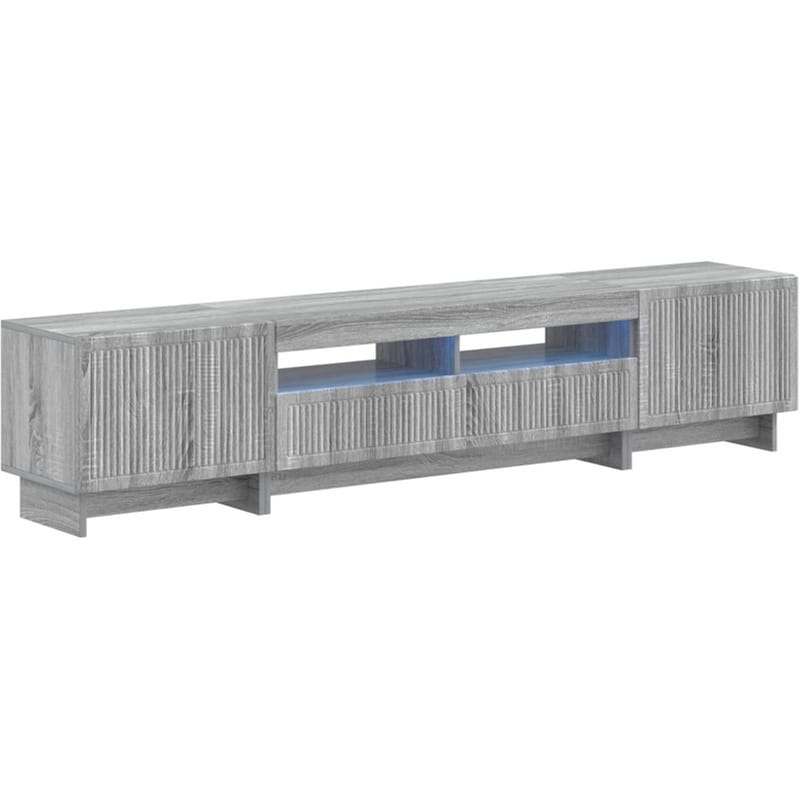 Έπιπλο Τηλεόρασης VidaXL με LED 5 τμχ 198 x 35 x 43 cm - Γκρι Sonoma
