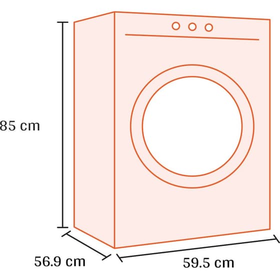 MIDEA MF210W100BA30/W-GR 10 kg 1.400 Στροφές Λευκό Πλυντήριο Ρούχων image 2