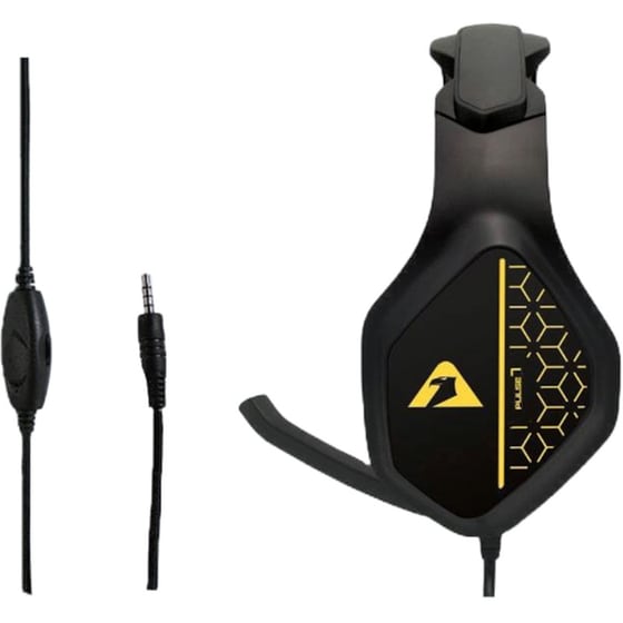 Armaggeddon Pulse 7 Gaming Ενσύρματα Ακουστικά 3.5mm/USB - Μαύρα/Κίτρινα image 1