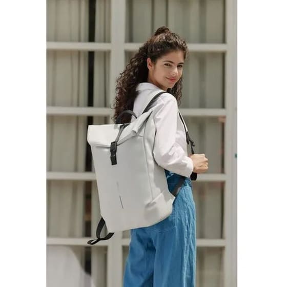 Τσάντα Laptop XD Design 16" Urban Flat-Top Αδιάβροχο Backpack - Λευκό image 1