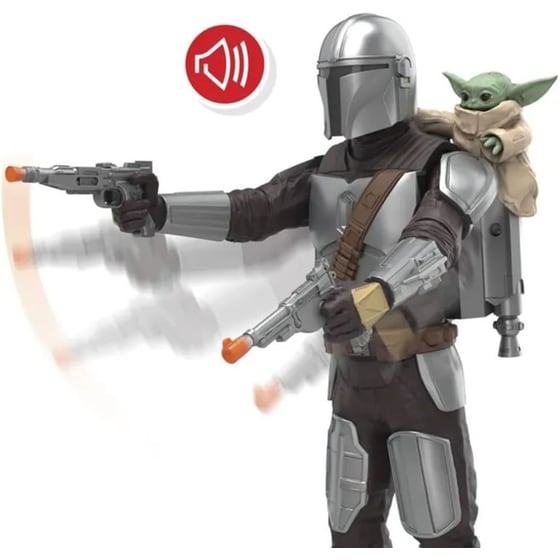 Φιγούρα Hasbro Star Wars - Mandalorian & Grogu (28cm) image 2