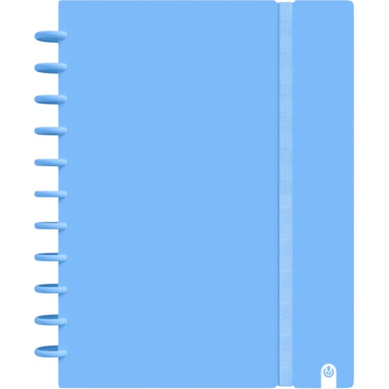 Σημειωματάριο Carchivo A5 με Αποσπώμενα Φύλλα Ριγέ Μπλε Παστέλ image 0