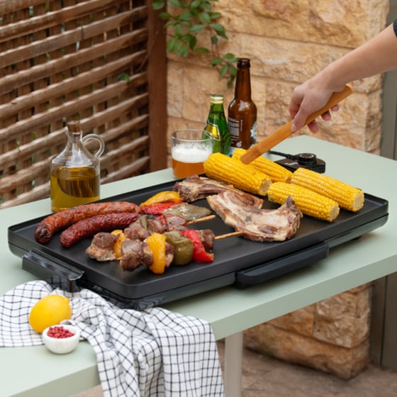 Ηλεκτρική Ψησταριά IZZY BBQ XL Plancha IZ-8103 2400 W Μαύρο image 1