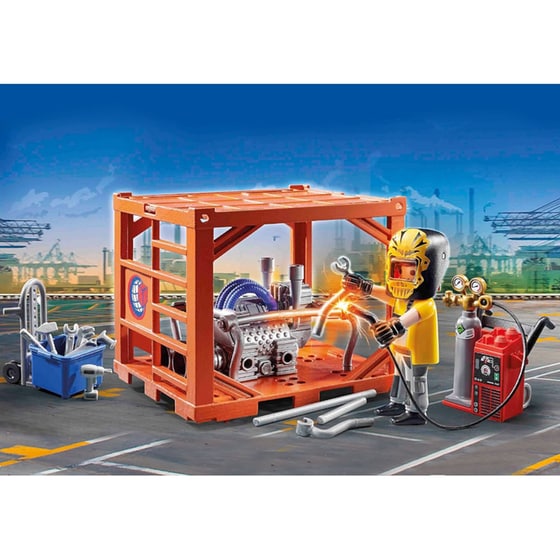 PLAYMOBIL® City Action Κατασκευαστής Container (70774) image 2