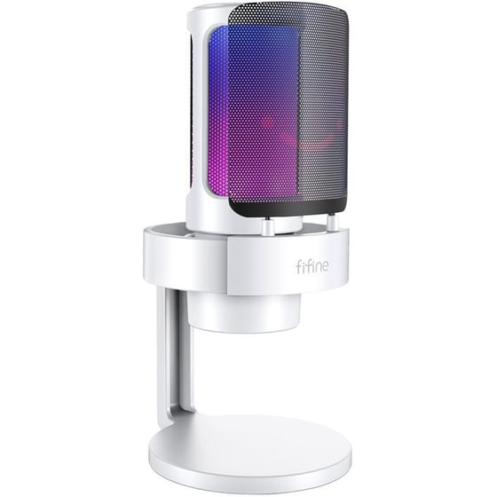 Μικρόφωνο Fifine A8W με βάση - White image 1