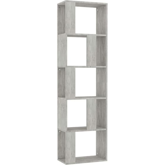 Βιβλιοθήκη VidaXL από Μοριοσανίδα 45x24x159 cm - Γκρι image 0