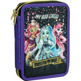 Κασετίνα Παραλληλόγραμμη Γεμάτη Monster High Boo Διπλή