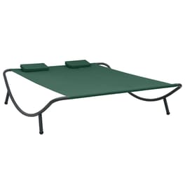 Ξαπλώστρα/ Κρεβάτι VidaXL από Ατσάλι 200x173x45 cm - Πράσινη