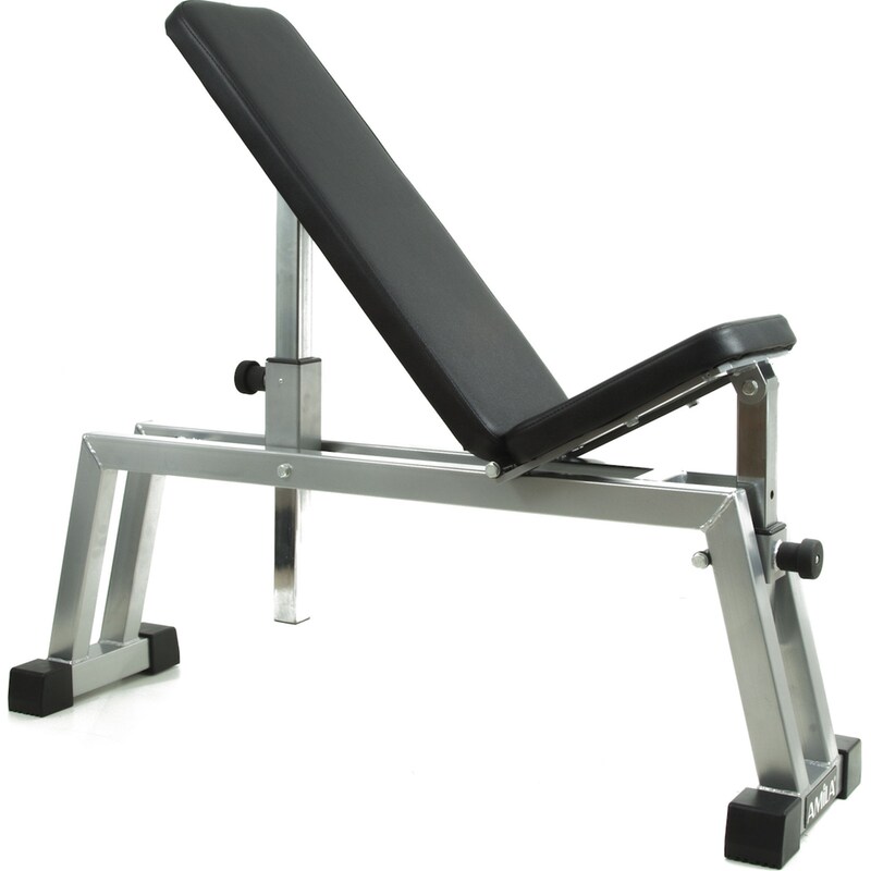 Ρυθμιζόμενος Πάγκος Γυμναστικής Amila 123x33cm - Μαύρος