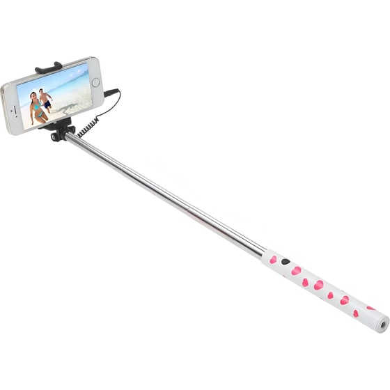 Selfie Stick Ultron Hot Shot 173950 με Καλώδιο Jack 3.5mm - Λευκό image 0