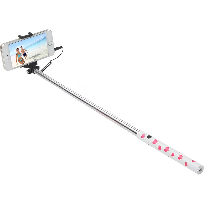 ULTRON Selfie Stick Ultron Hot Shot 173950 με Καλώδιο Jack 3.5mm - Λευκό