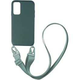 Θήκη Xiaomi  Redmi Note 10 Pro - My Colors Carryhang Liquid Silicone Strap - Πράσινο Σκούρο