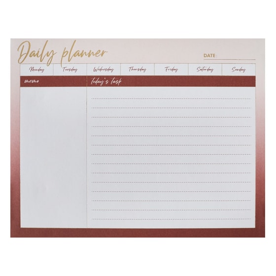 Planner Coolbee Ημερήσιο Ροζ image 0