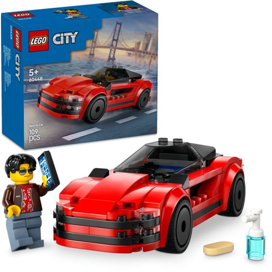 LEGO® City Red Sports Car (60448) image 3