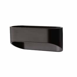 Απλίκα Τοίχου Led Aca Nephele L35039bk Μεταλλική 16x10x7.5 cm - Μαύρη