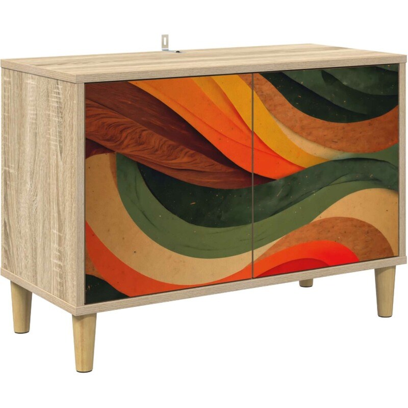 Έπιπλο Τηλεόρασης VidaXL BONN 69 x 33 x 50 cm - Sonoma Δρυς