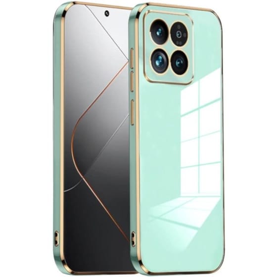 Θήκη Xiaomi 14 Pro - Bodycell Gold Plated - Mint Green image 0