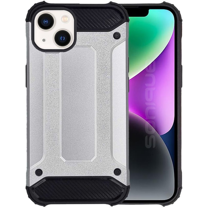 Θήκη Apple iPhone 13 - Sonique Heavy Armor - Ασημί