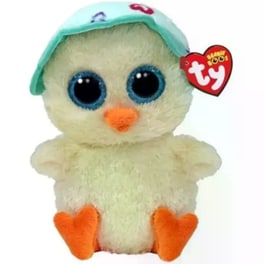 Χνουδωτό Κοτοπουλάκι Beanie&nbsp;Boos&nbsp;με Καπέλο&nbsp;15cm