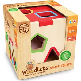 Addo Woodlets Ξύλινος Κύβος Σχημάτων