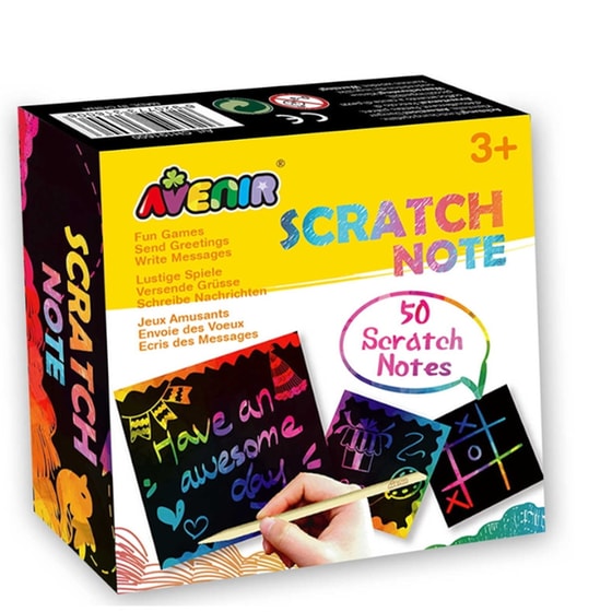 Ζωγραφική Scratch Avenir Scratch Notes image 0