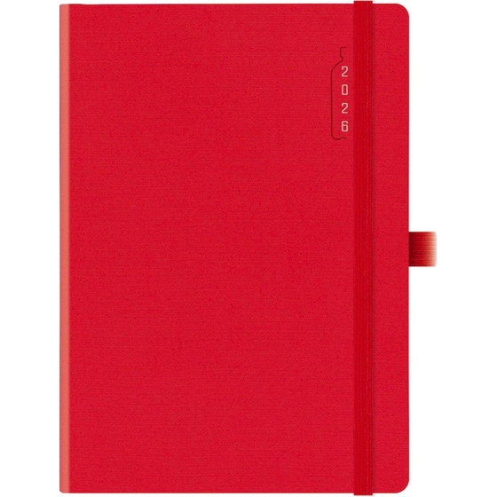 Ημερολόγιο Εβδομαδιαίο 2026 Θεοφύλακτος 12M Oceano Eco Plus Κόκκινο image 0