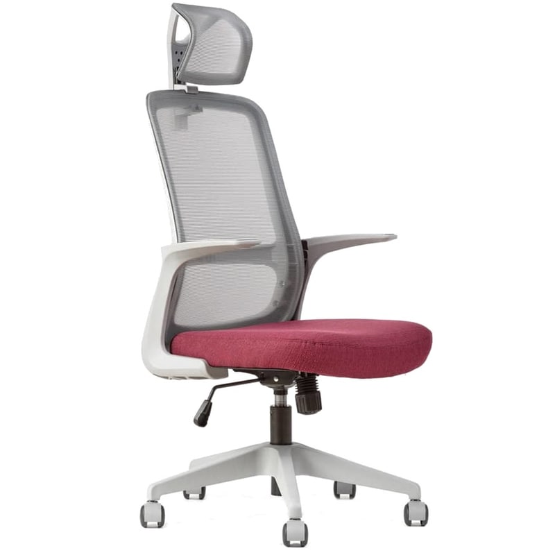 THESIS Καρέκλα Εργονομική Thesis C7 από Ύφασμα Mesh - Βυσσινί