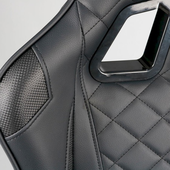 Gaming Καρέκλα Gembird GC-03-BL από Τεχνητό Δέρμα - Μαύρη image 12