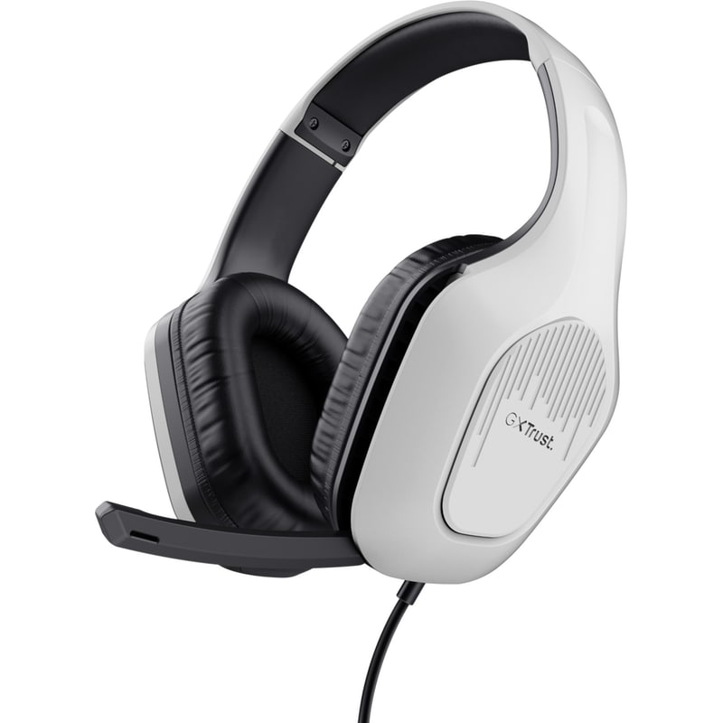 Trust GXT 415W Zirox Gaming Ενσύρματα Ακουστικά 3.5mm Λευκά