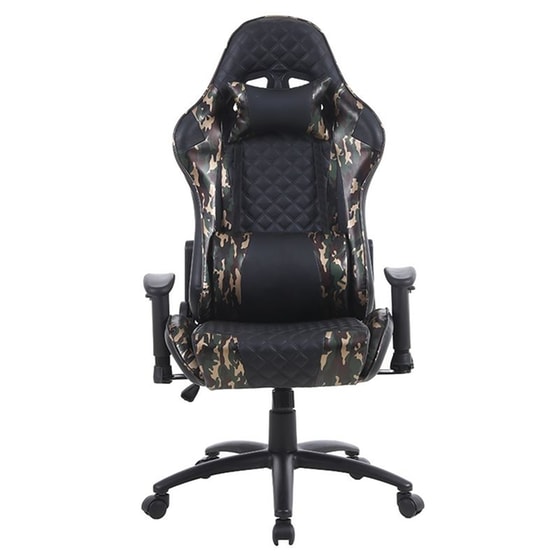 Καρέκλα Gaming Zita PLus A6110 από Τεχνητό Δέρμα - Μαύρη image 2