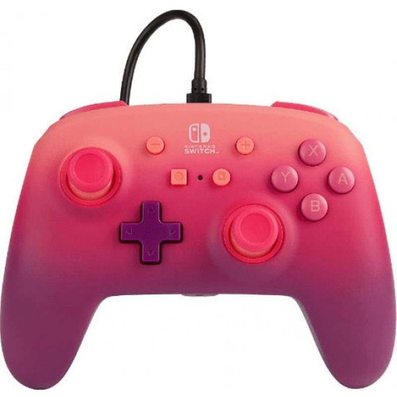 POWERA PowerA Enhanced Wired Ενσύρματο Gamepad για Switch Fuchsia Fantasy - Ροζ