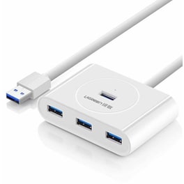 Ugreen CR113 20283 USB Hub 3.0 με 4 θύρες - Λευκό