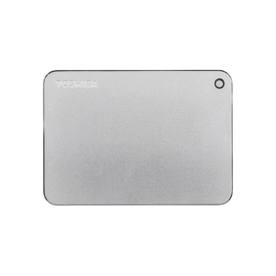 TOSHIBA Canvio Premium 4TB Portable USB C 3.0 Silver image 0