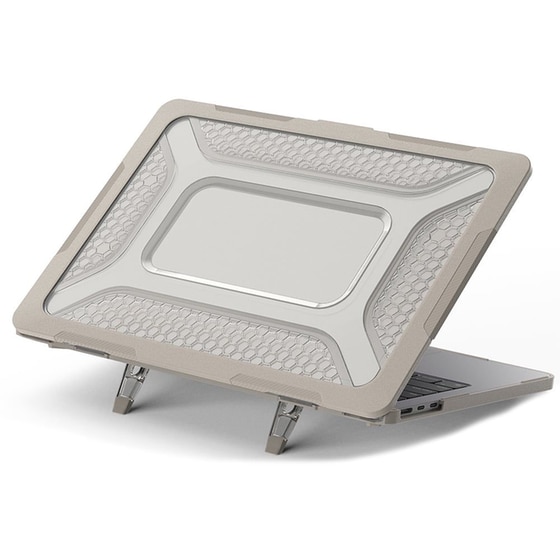 Τσάντα Laptop Sonique Icy Guardian με Βάση Στήριξης για Apple MacBook Air 13.6" (2022) - Μπεζ image 0