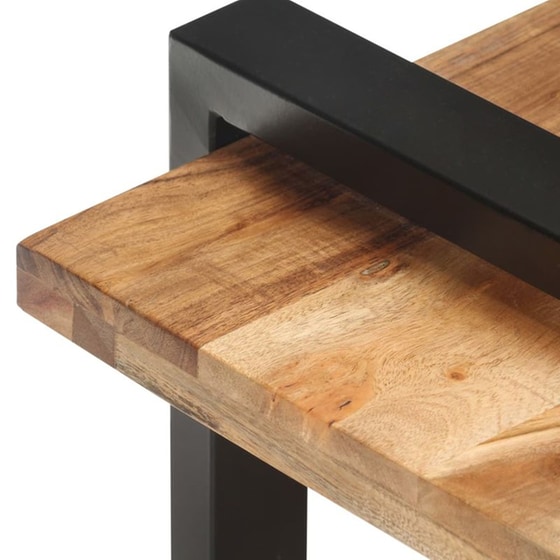 Έπιπλο Τηλεόρασης VidaXL από Ξύλο 90x40x40cm - Καφέ/Μαύρο image 4