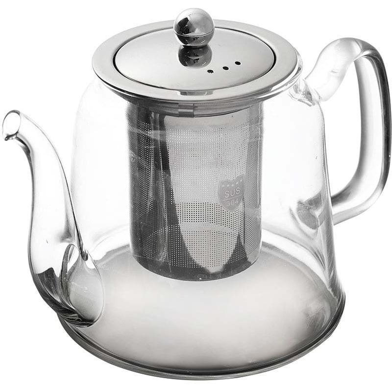 ΕSTIA Τσαγιέρα Με Ανοξείδωτο Φίλτρο 1lt Estia 01-13356 Γυάλινο