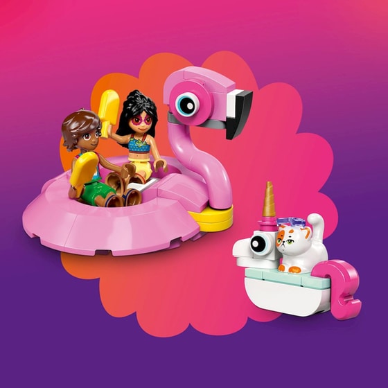 LEGO® Friends Unicorn & Flamingo Pool Party (42658) image 9