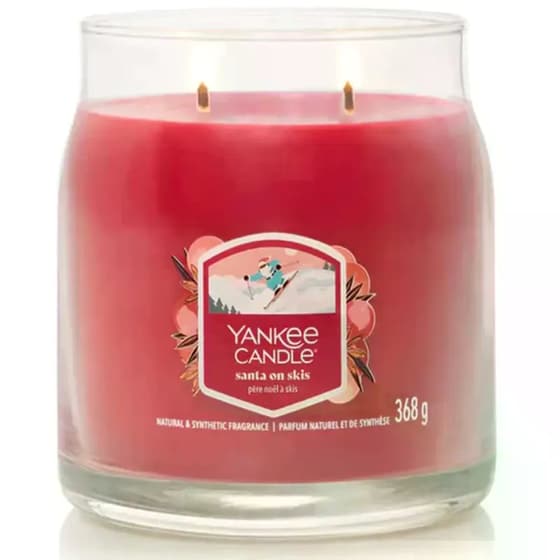 Κερί Yankee Candle Medium Santa On Skis image 2