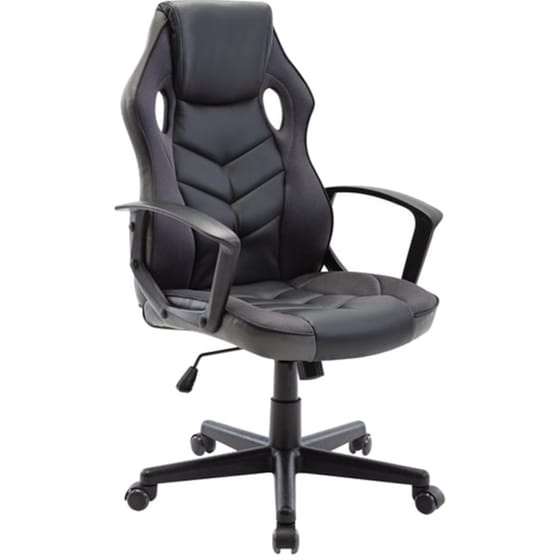 Καρέκλα Gaming Woodwell BF7700 από Τεχνητό Δέρμα - Μαύρη/Γκρι image 0