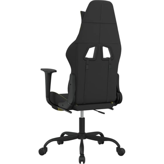 Καρέκλα Gaming VIDAXL 3143728 με Υποπόδιο - Μαύρο image 3