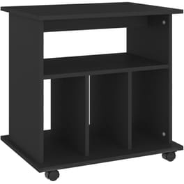 Ραφιέρα VidaXL από Μοριοσανίδα  60x45x60 cm - Μαύρο