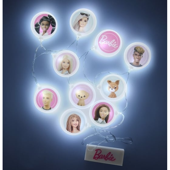 Paladone Barbie String Lights with Stickers image 2