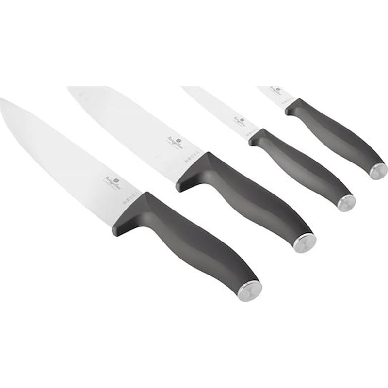 BERLINGER HAUS Σετ Μαχαίρια Berlinger Haus Anthracite Collection από Ανοξείδωτο Ατσάλι 4 Τμχ