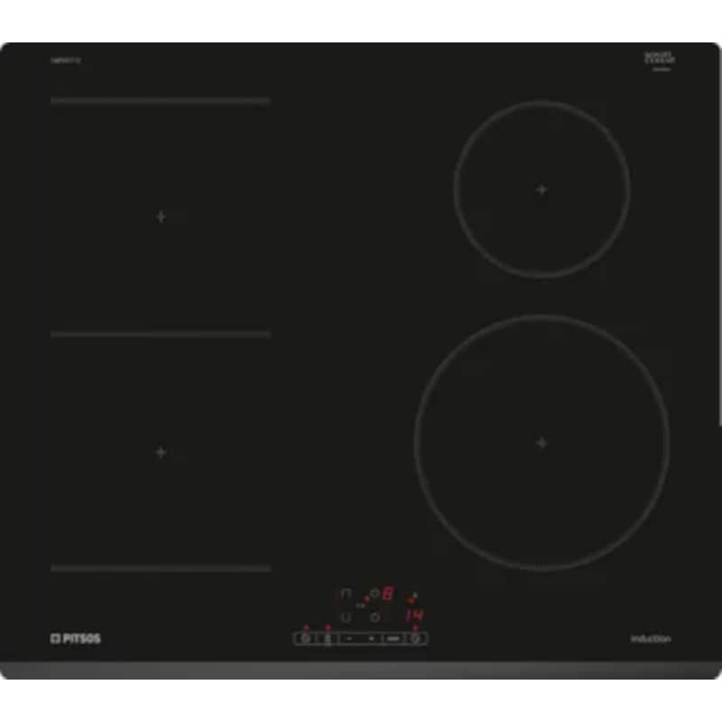OEM PITSOS CWP631T12 60 cm Μαύρο Εστία Επαγωγική Αυτόνομη