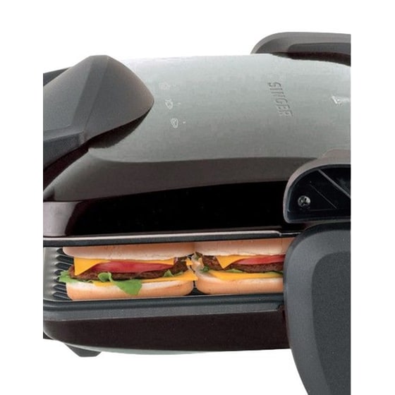 SINGER CG-1800AN CONTACT GRILL 1800 W Μαύρη/Ανθρακί Τοστιέρα image 1