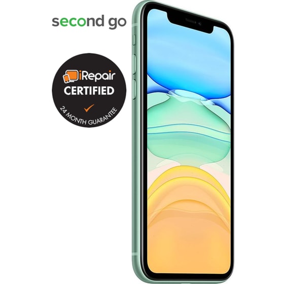 Μεταχειρισμένο Apple iPhone 11 128GB Green second go Certified by iRepair image 2