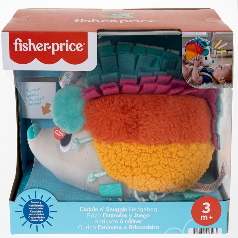 Βρεφικό Παιχνίδι Fisher-Price Μαλακό Σκαντζοχοιράκι - Ουράνιο Τόξο